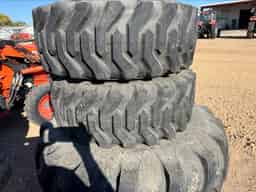 Set of R4 Steel Wheels – 14×17.5 NHS Front / 16.9×24 Titan Rear