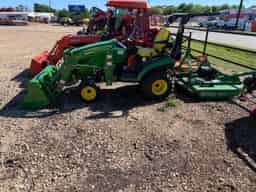 John Deere 1025R w/ RC1248 Cutter