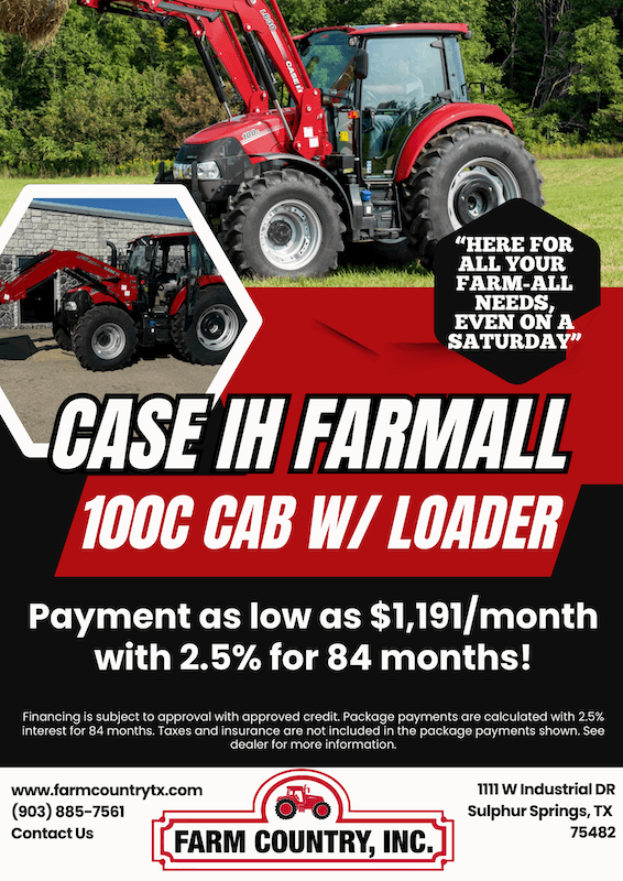 Case IH Farmall 100C Tractor Package