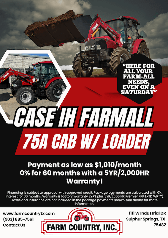 Case IH Farmall 75A Tractor Package