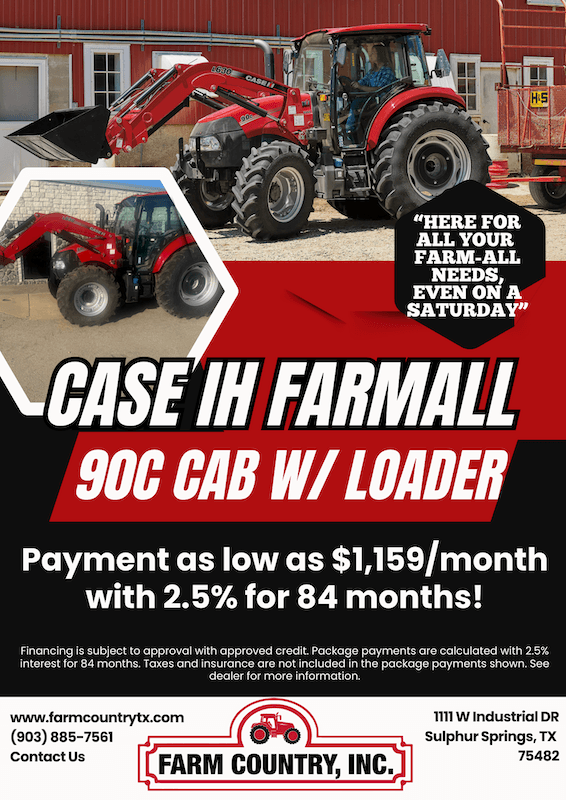 Case IH Farmall 90C Tractor Package
